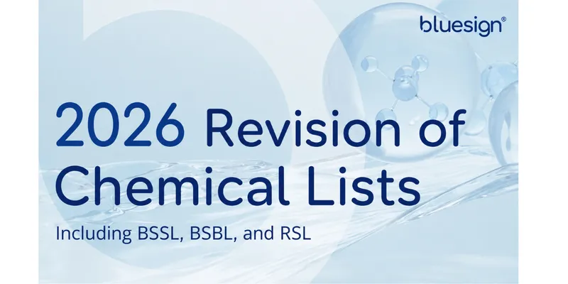 bluesign Releases Updated Chemical Reference Lists for 2026